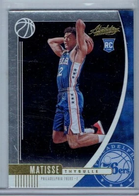 MATISSE THYBULLE 2019-20 Absolute ROOKIE RC 76ers #74 - Image 1 of 2