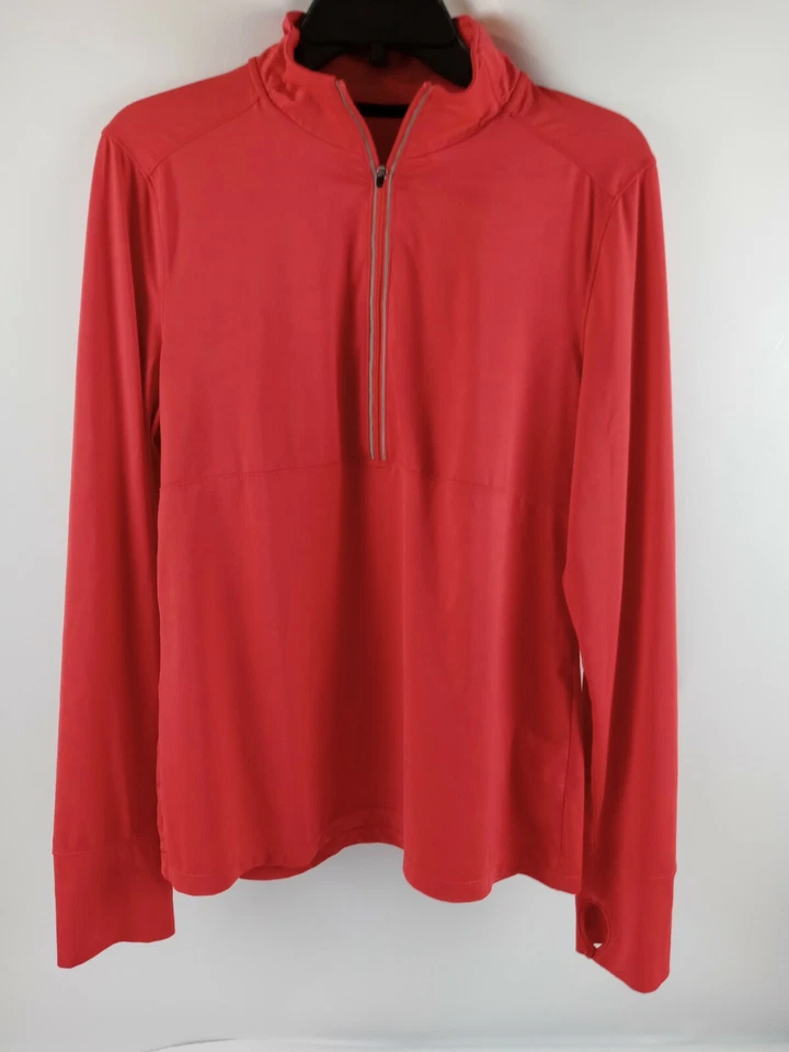 Top Ideology 1/4 Cremallera Mujer Talla Grande Rojo Ligero Ropa Deportiva Foto 1 de 4