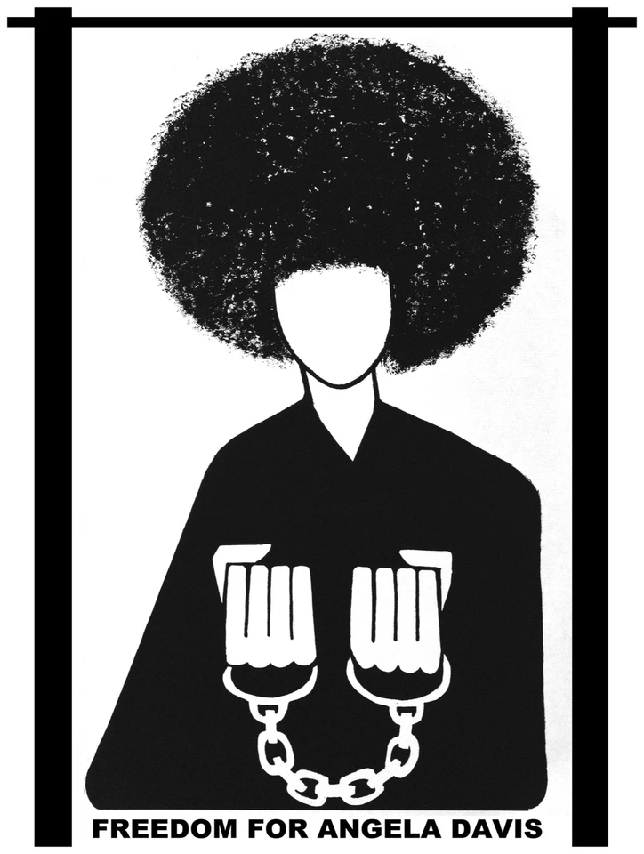 7581.Decoration Poster print.Home Room wall art design.Freedom for Angela Davis - Image 1 of 1