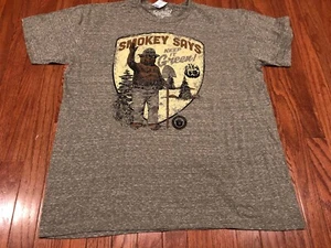 Smoky The Bear Shirt Mens XL Gray Graphic T Keep it Green Forest Saftey - Picture 1 of 5