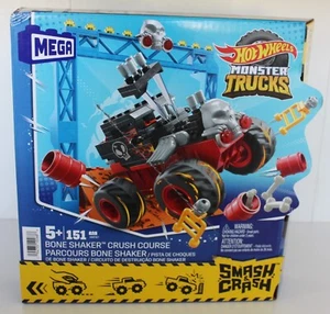 MEGA Hot Wheels Bone Shaker Smash Crush Course Monster Truck Building (D10) - Picture 1 of 7