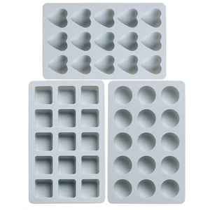 3PCS Candy Chocolate Silicone Molds, Non-stick Baking Mold for Gummy Ice Cake - Picture 1 of 8