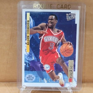 1996 Fleer Ultra Gold Medallion #G-270 - Allen Iverson Rookie ENCORE RC - Picture 1 of 2