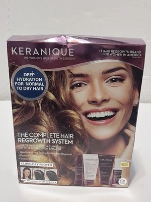 Sistema Completo de Regeneración del Cabello Keranique 30 Días Deluxe 4 Piezas Sistema Exp 10/22 Foto 1 de 4