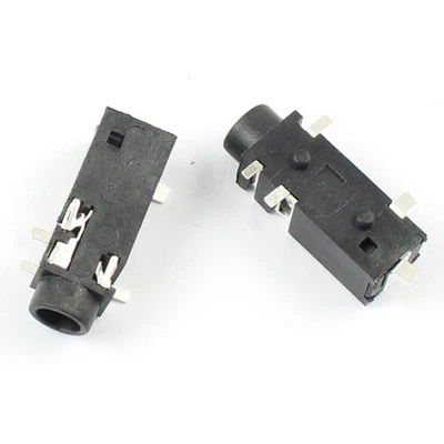 5Pcs 3.5mm Female Audio Connector 5 Pin SMT SMD Stereo Headphone Jack PJ328 - Image 1 of 4