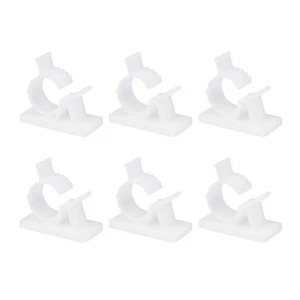 20 Pcs Cable Management Clip Clips Self Adhesive Wire Organiser Holder - Afbeelding 1 van 12