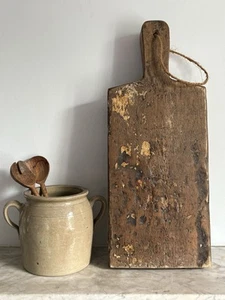Vintage French Rustic Wooden Chopping Board - Picture 1 of 19