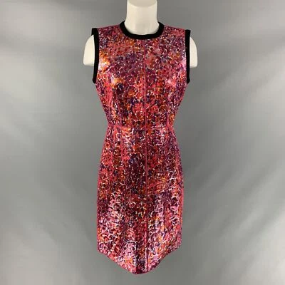 MARC JACOBS Talla 6 Multicolor Acetato Mezcla Jacquard Vestido Recto - Imagen 1 de 4