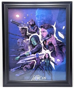 Framed Autographed Art Print "Guard" by Logan Pack 575/2000-FM1 - Picture 1 of 3