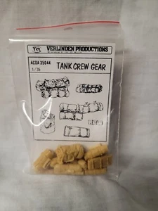Verlinden VP 1/35 Model Military Kit Tank Crew Gear ACDA 35044 - Foto 1 di 1