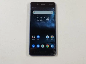 Nokia 5 (TA-1044) 16GB - Blue (GSM Unlocked) Smartphone - CRACKED - Q4866 - Picture 1 of 6