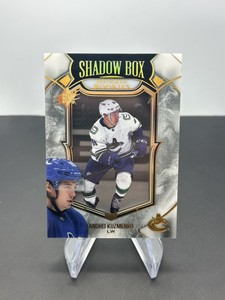 2022-23 UD SPx Andrei Kuzmenko Shadow Box Hologram #SB-24 Rookies Black Gold /10