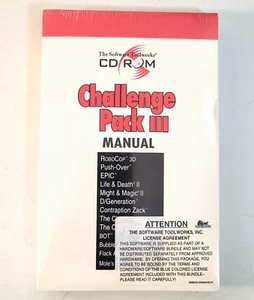 CD-ROM Challenge Pack III (Software Toolworks, 1993) Factory Sealed PC - Picture 1 of 9