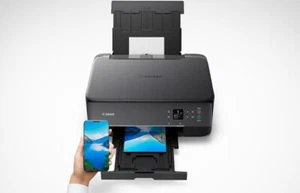 Canon PIXMA TS6420a Wireless All-In-One Inkjet Color Printer - Black - Picture 1 of 3