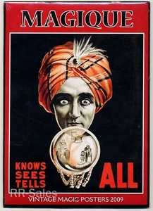 Houdini Alexander Crystal Seer Thurston Kellar LeRoy Laurant Vtg Magic Posters - Picture 1 of 10