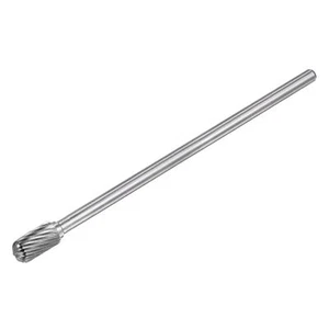 Lima rotante taglio singolo testa a sfera punta 10 mm testa 6 mm gambo lungo 150 mm (6") - Foto 1 di 7