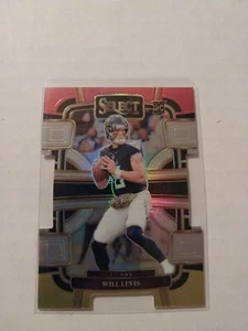 Will Levis Die-Cut RC ▪ 2023 Select RED YELLOW Prizm Concourse #96 TITANS - Picture 1 of 2