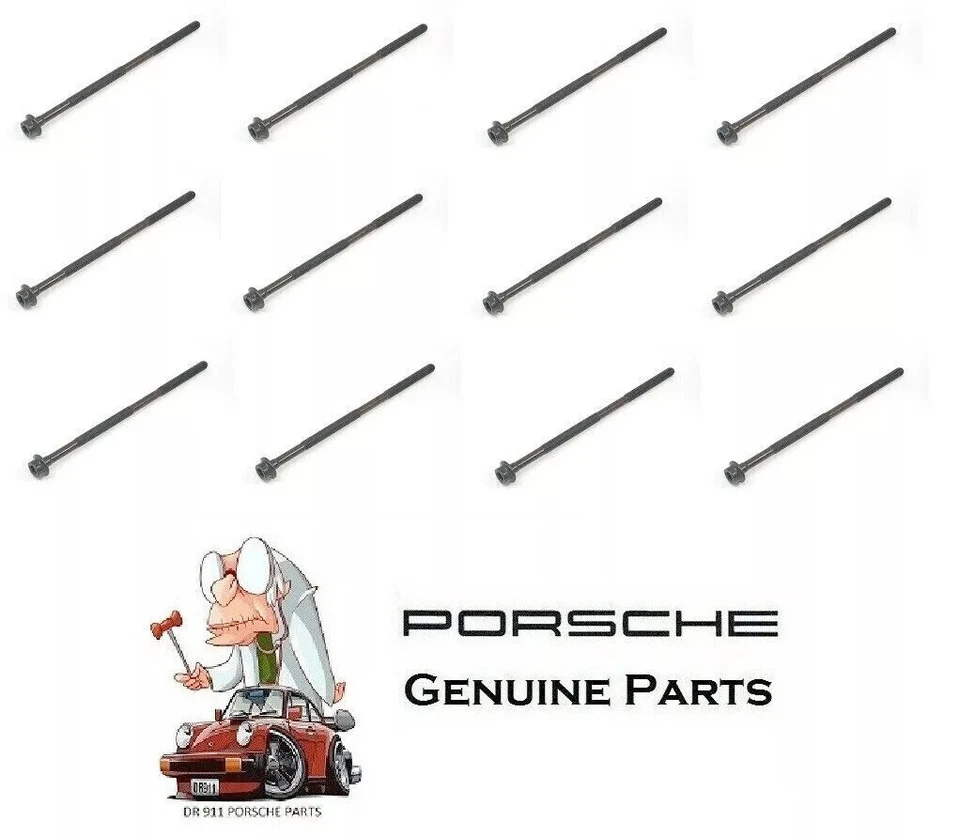 Cylinder Head Bolt 10 X 230 mm x 12 GENUINE Porsche Boxster Cayman 99610418058 Foto 1 de 1