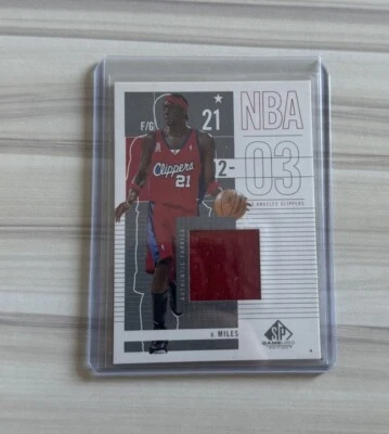 2002/03 SP Game Used Darius Miles Jersey Patch Clippers 🔥🏀 - Image 1 of 2
