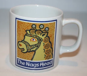 The Nags Head English Inn Signs Burleigh Mug Horse Cup Staffordshire Tavern Pub - Picture 1 of 11