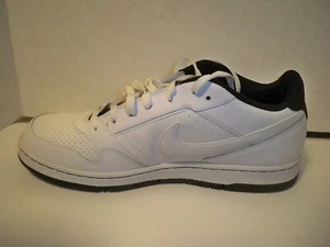 Nike Air Prestige III 3  White Black Leather Shoes Sneakers 386114-112 RARE NEW - Picture 1 of 6