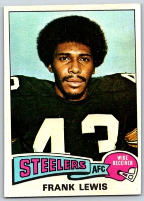 1975 Topps FRANK LEWIS #71 Pittsburgh Steelers FREE Ship! - Image 1 of 2