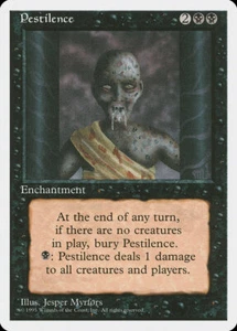 4 Pestilence 4x x4  - LP - 4th Edition - SPARROW MAGIC - mtg - Picture 1 of 1