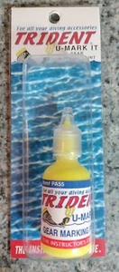 Trident U-MARK IT Gear Marking Paint - Yellow Scuba Divers Boating Nautical - Picture 1 of 4