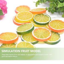 Artificial Lemon Slices 24pcs Faux Fruit Model Arrangements-NB