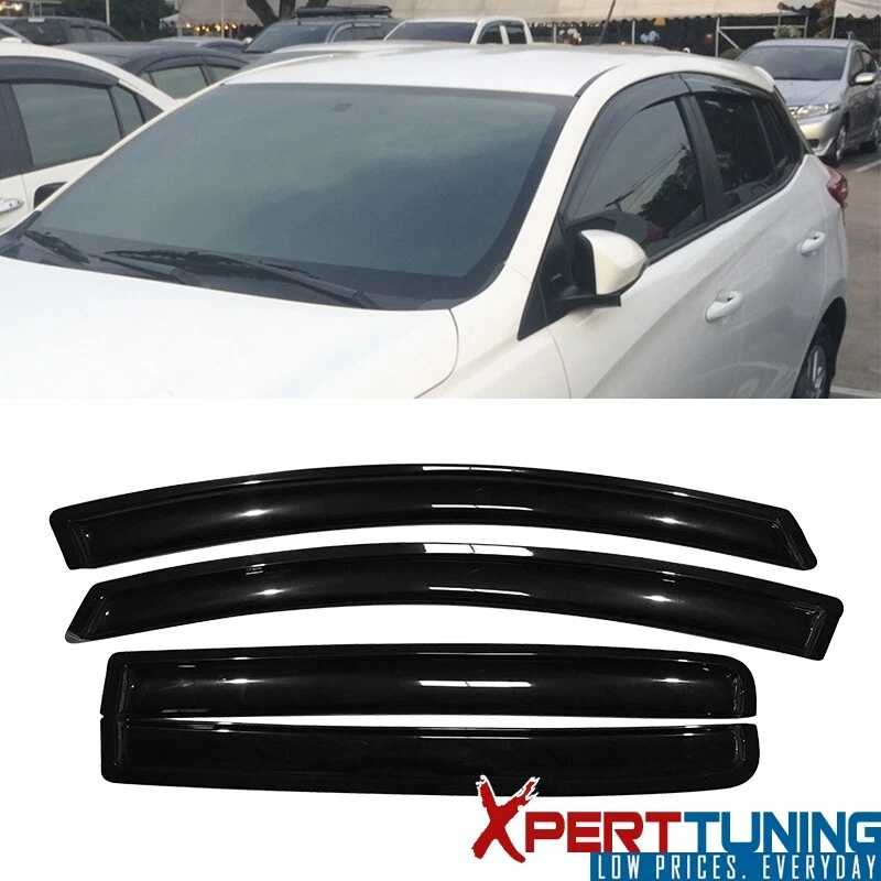 Fits 12-18 Toyota Yaris XP150 Hatchback Acrylic Window Visors Vent Rain Guard - Image 1 of 3