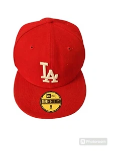 Los Angeles Dodgers LAD MLB Authentic New Era 59 FIFTY Fitted Cap - Größe 8 Mütze - Bild 1 von 5
