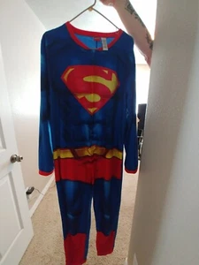 Superman Adult Jammies - Picture 1 of 6