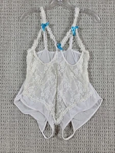 Avidlove Womens Sexy Lace Lingerie Sz 2XL See Through Babydoll Open Crotch - Picture 1 of 14