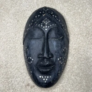 HOLZ HANDGEFERTIGTE MASKE MADE IN INDONESIA - Bild 1 von 5