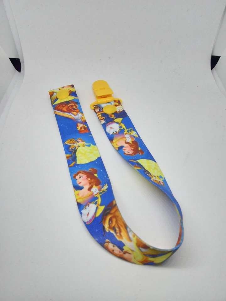 Beauty And The Beast Pacifier Clip ABDL- Pacifier Holder  - Image 1 of 1