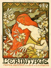 Culturale arte revisione l'ermitage Parigi Francia Berthon VINTAGE POSTER ART 835pylv