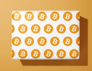 Bitcoin Wrapping Paper - Gift Wrap - Hand Made - Picture 1 of 3