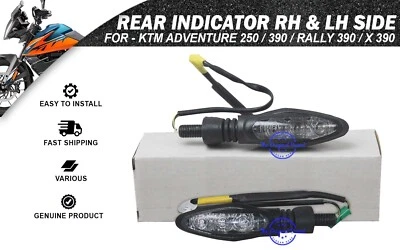 INDICADOR TRASERO DERECHO Y DERECHO "Apto para KTM Adventure 250 / 390 / Rally 390 / X 390" Foto 1 de 4