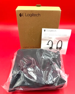 Logitech H650e USB Headset 981-000518 ❤️✅❤️️✅ BRAND NEW! SEALED INSIDE! ❤️✅❤️️✅ - Image 1 of 4