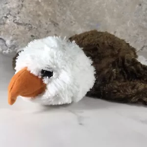 CALTOY BROWN WHITE AMERICAN BALD EAGLE PLUSH HAND PUPPET - Picture 1 of 6