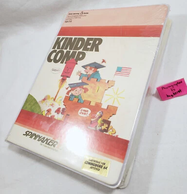 Kinder Comp C64 NEW SEALED box case Cartridge Commodore 64 complete KinderComp - Image 1 of 4
