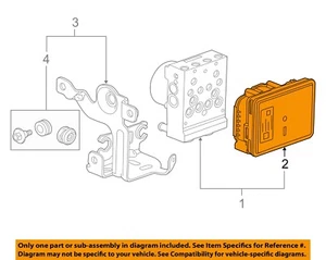 GM OEM 17-20 Escalade ESV Electrical Abs Components-Control Module 84256781 - Bild 1 von 2
