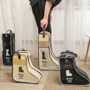 Non-Woven Shoe Storage Bag Outdoor Travel Waterproof Shoe Bag Household Boot - Bild 1 von 28