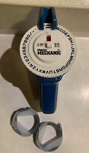 Vintage Master Mechanic Label Maker With 3/8” Labels, Working Condition