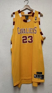 CLEVELAND CAVS LEBRON JAMES STITCHED REEBOK THROWBACK 70S JERSEY MENS Sz 3XL - Picture 1 of 12