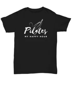 Pilates Shirt, Pilates My Happy Hour, Pilates Lovers T-shirt, Exercise Tee, for - Picture 1 of 3