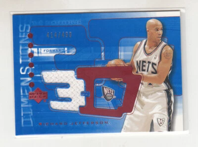 RICHARD JEFFERSON 2003-04 Upper Deck Triple Dimensions 3-D Shooting Shirts #3DS7 - Image 1 of 2
