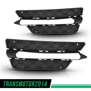 Cubiertas antiniebla de rejilla de parachoques izquierda y derecha aptas para Mercedes Benz C250 C300 12-14 NUEVO - Imagen 1 de 12