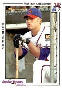 2000 Allentown Ambassadors Warning Track #12 Jason Harrison Mount Airy Maryland 