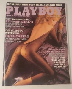 Playboy Magazine August 1985 Judy Norton-Taylor Waltons girl Nude, Kathy Shower - Picture 1 of 1